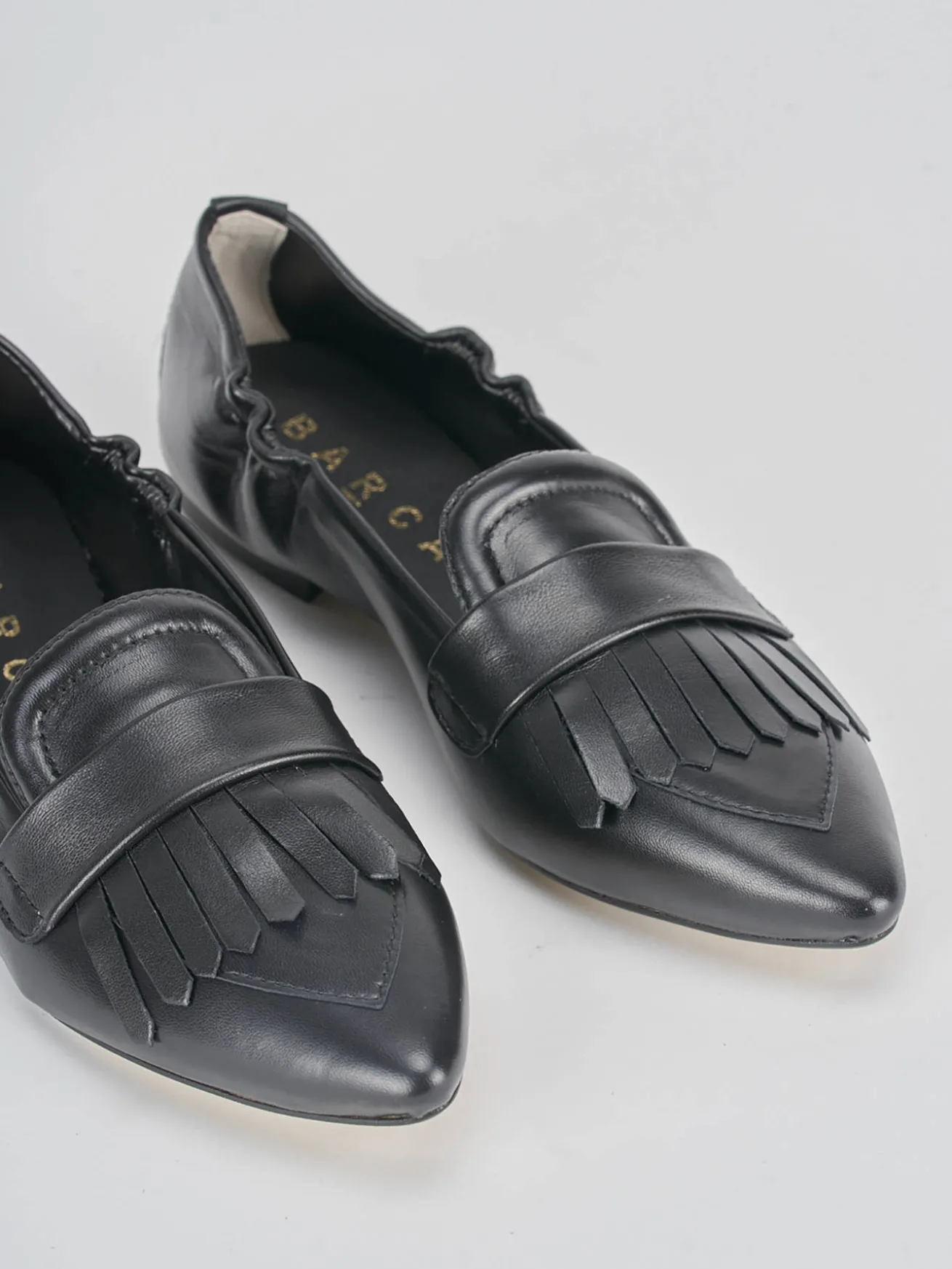 Ballerine tacco 1cm pelle nero