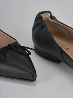 Ballerine tacco 1cm pelle nero
