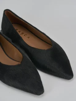 Ballerine tacco 1cm pelle nero