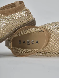 Ballerine tacco 1cm pelle beige