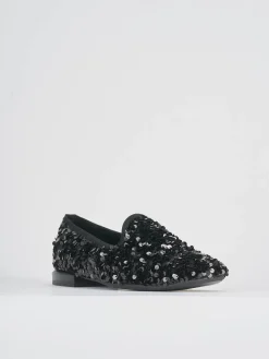 Ballerine tacco 1cm pelle nero