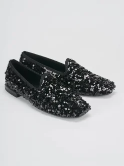 Ballerine tacco 1cm pelle nero
