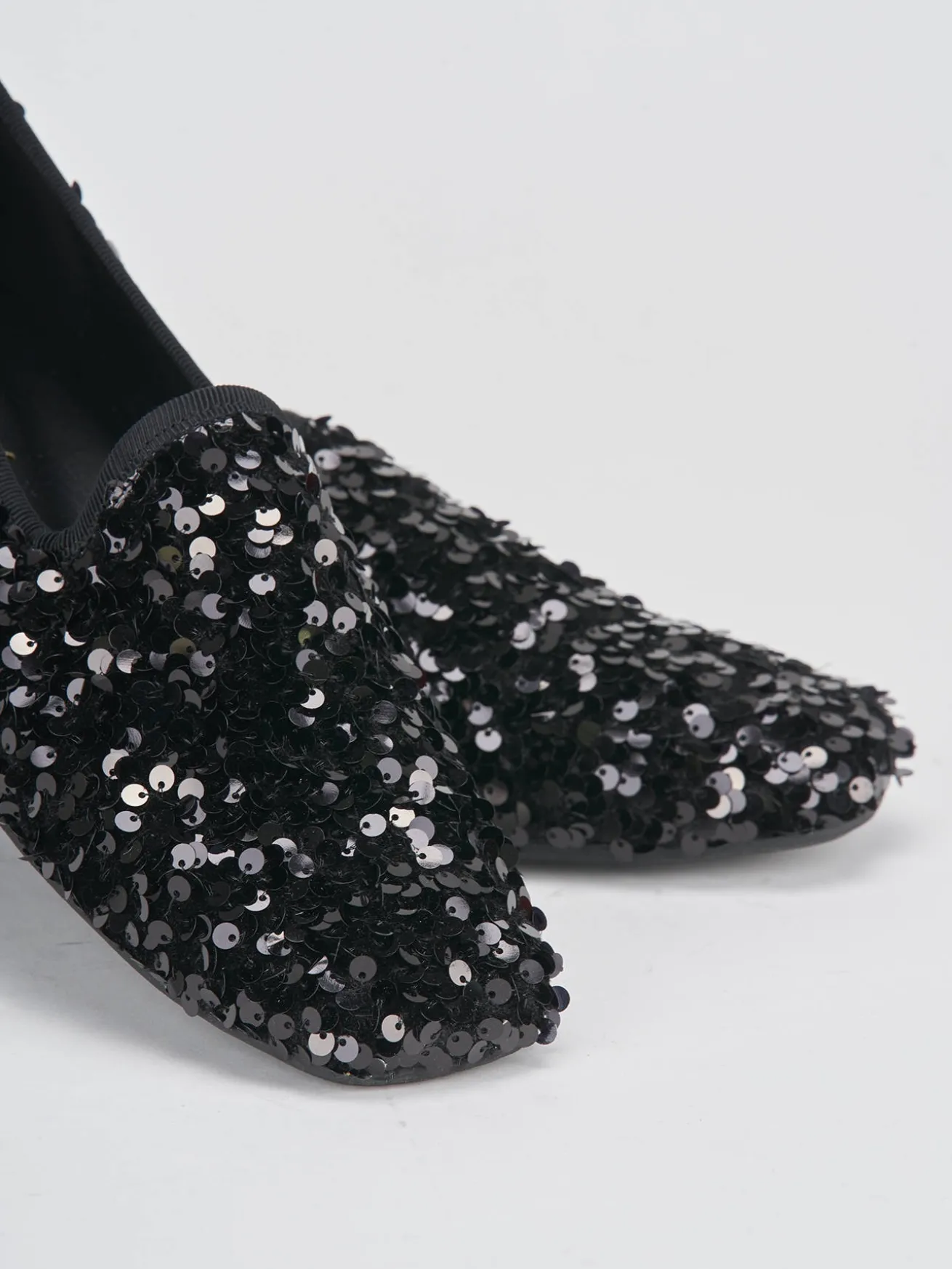 Ballerine tacco 1cm pelle nero