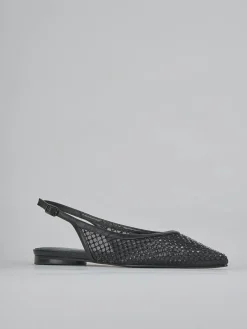 Ballerine tacco 1cm pelle nero