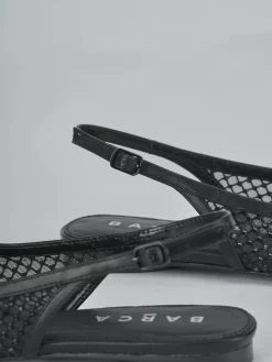 Ballerine tacco 1cm pelle nero