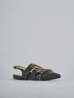 Ballerine tacco 1cm pelle nero