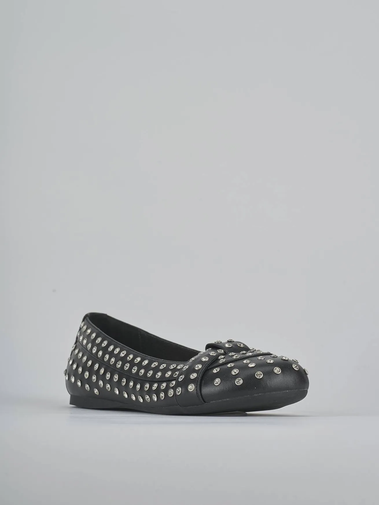 Ballerine tacco 1cm pelle nero