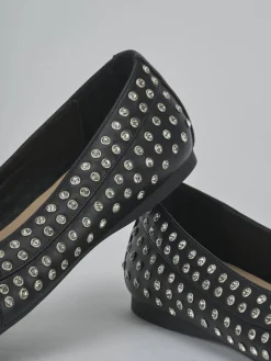 Ballerine tacco 1cm pelle nero