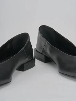 Ballerine tacco 2cm pelle nero