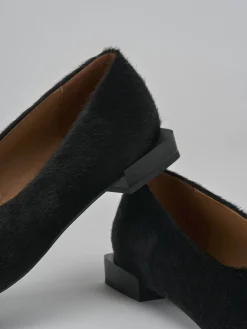 Ballerine tacco 1cm pelle nero