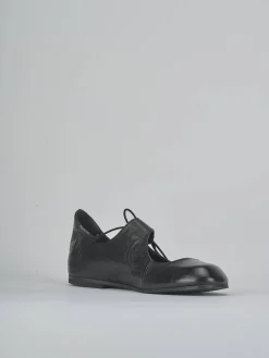 Ballerine tacco 1cm pelle nero