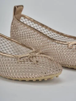 Ballerine tacco 1cm pelle beige