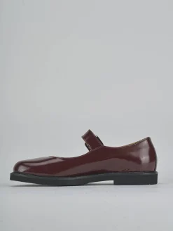 Ballerine tacco 3cm pelle bordo'