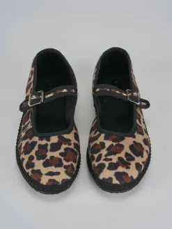 Ballerine tacco 1cm pelle multicolor