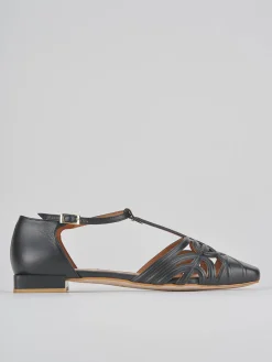 Ballerine tacco 1cm pelle nero