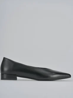 Ballerine tacco 2cm pelle nero