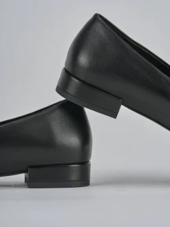 Ballerine tacco 2cm pelle nero