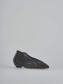 Ballerine tacco 1cm pelle nero