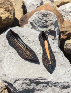 Ballerine tacco 1cm pelle nero