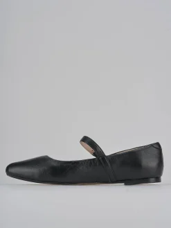 Ballerine tacco 1cm pelle nero