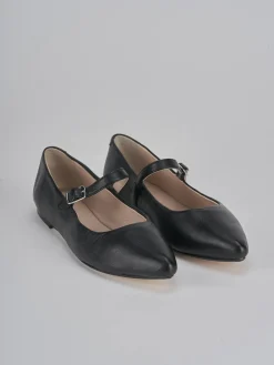 Ballerine tacco 1cm pelle nero