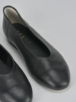 Ballerine tacco 1cm pelle nero