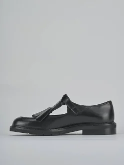 Ballerine tacco 1cm pelle nero
