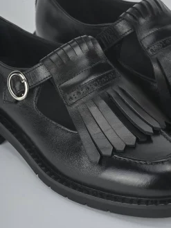 Ballerine tacco 1cm pelle nero