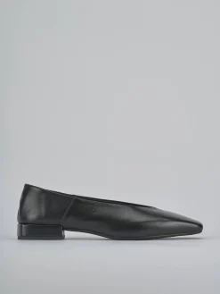 Ballerine tacco 2cm pelle nero