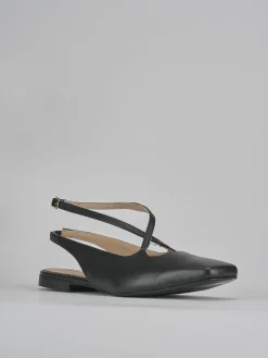 Ballerine tacco 1cm pelle nero