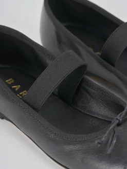 Ballerine tacco 1cm pelle nero