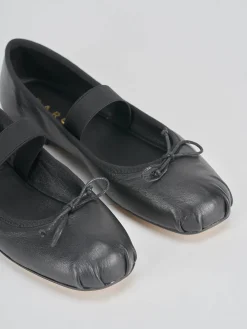 Ballerine tacco 1cm pelle nero