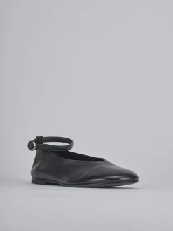 Ballerine tacco 1cm pelle nero