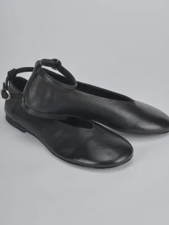 Ballerine tacco 1cm pelle nero