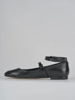 Ballerine tacco 1cm pelle nero