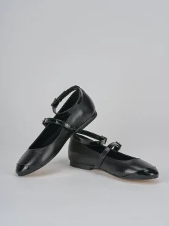 Ballerine tacco 1cm pelle nero