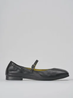 Ballerine tacco 1cm pelle nero