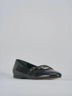 Ballerine tacco 1cm pelle nero
