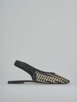 Ballerine tacco 1cm pelle nero