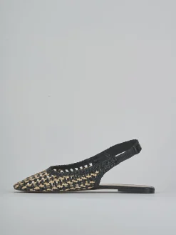 Ballerine tacco 1cm pelle nero