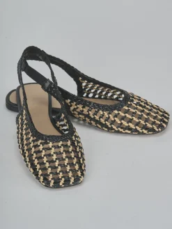 Ballerine tacco 1cm pelle nero