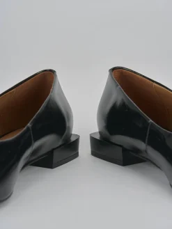 Ballerine tacco 1cm pelle nero