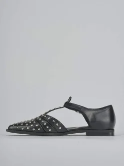 Ballerine tacco 1cm pelle nero