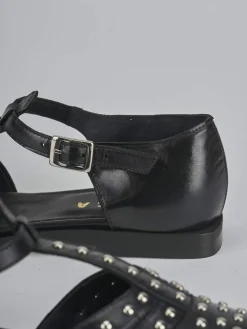 Ballerine tacco 1cm pelle nero