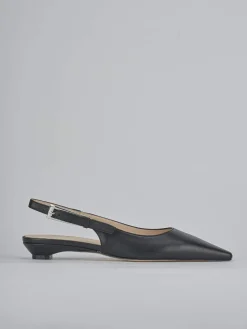 Ballerine tacco 2cm pelle nero