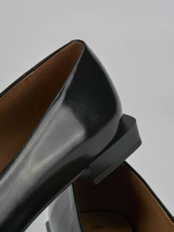 Ballerine tacco 1cm pelle nero