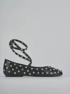 Ballerine tacco 1cm pelle nero