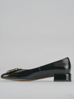 Ballerine tacco 2cm pelle nero