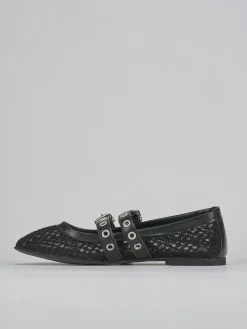 Ballerine tacco 1cm pelle nero