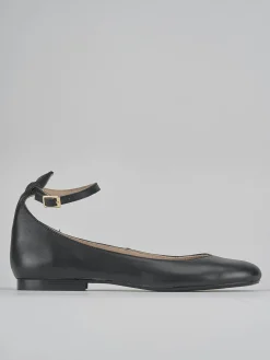 Ballerine tacco 1cm pelle nero